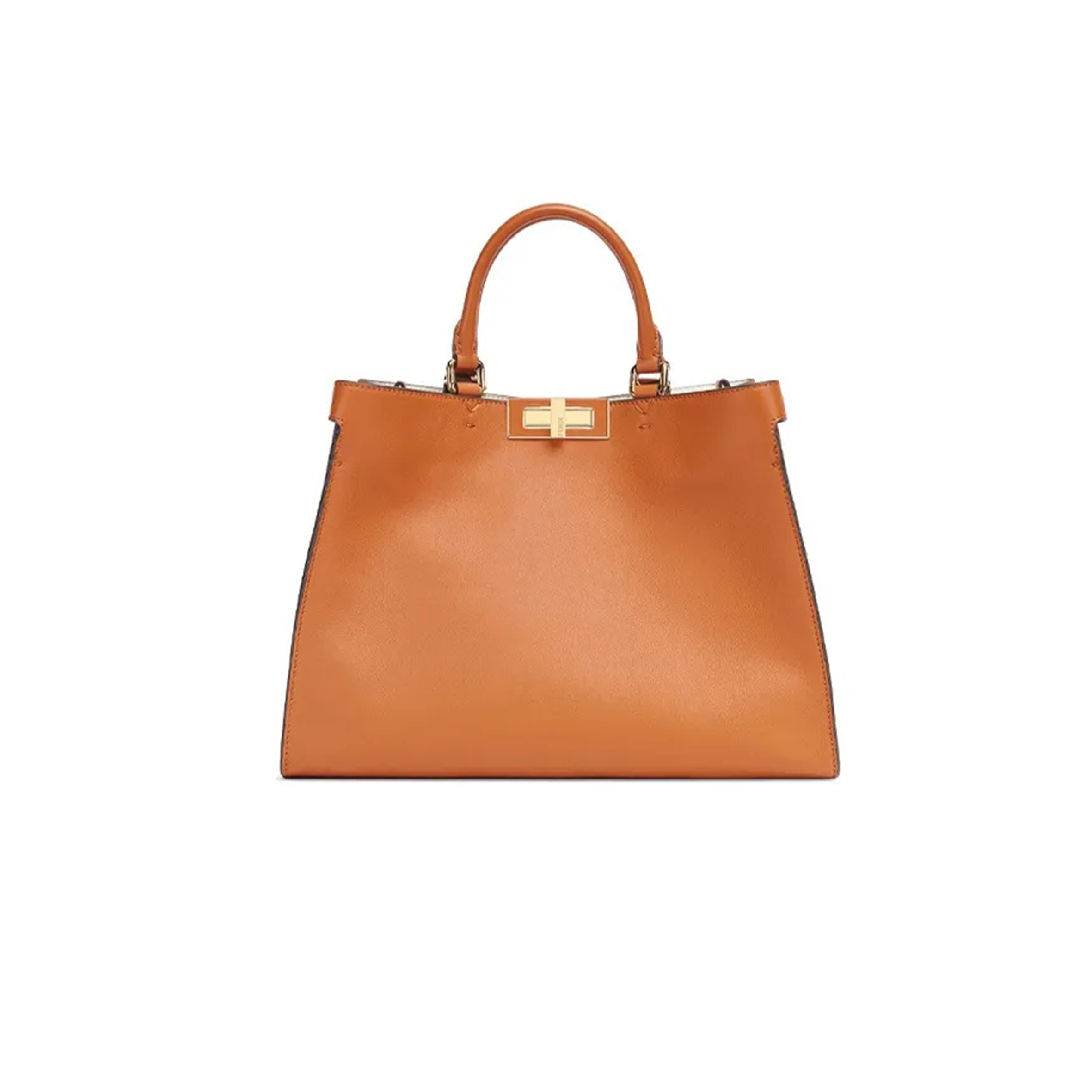 F**di vitello seta century small peekaboo x-tote brandy black 8bh377abhsf1c13 (35*25*10cm)